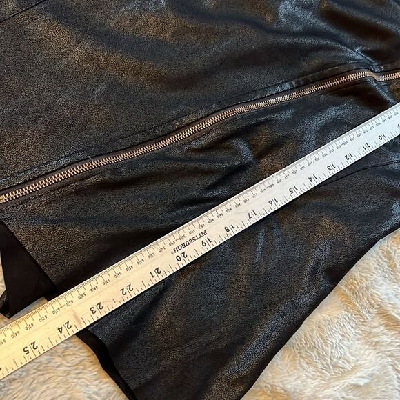 Beautiful Butter Soft Mote Black Moto Motorcycle Jacket Women's XXL - Picture 7 of 10